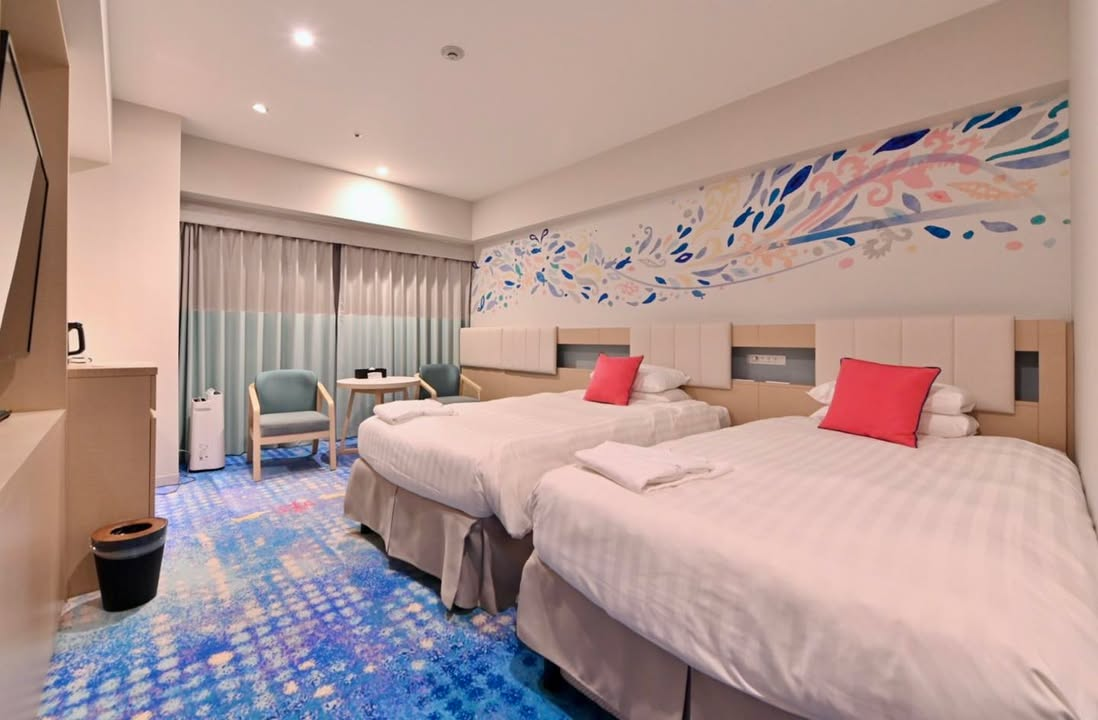 今天真的有累，但卻感覺很充實！

其實住哪個飯店有些人也都猜…